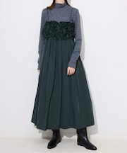 habi フリルキャミドレス