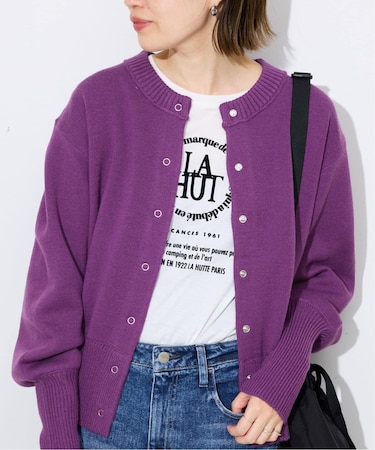 ジャガードニットカーディガン