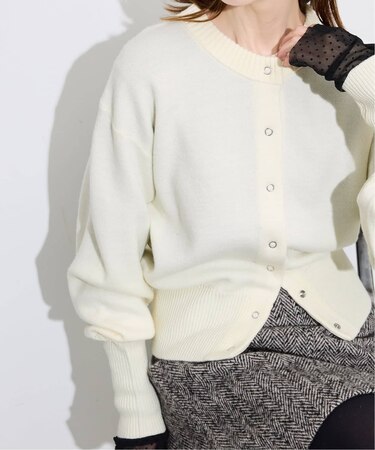 ジャガードニットカーディガン