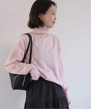 ウォッシャブルタートルニット