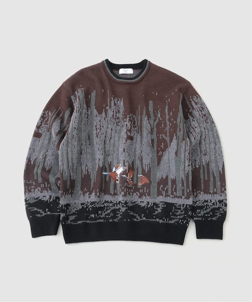 アニマルモチーフニット