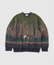 アニマルモチーフニット