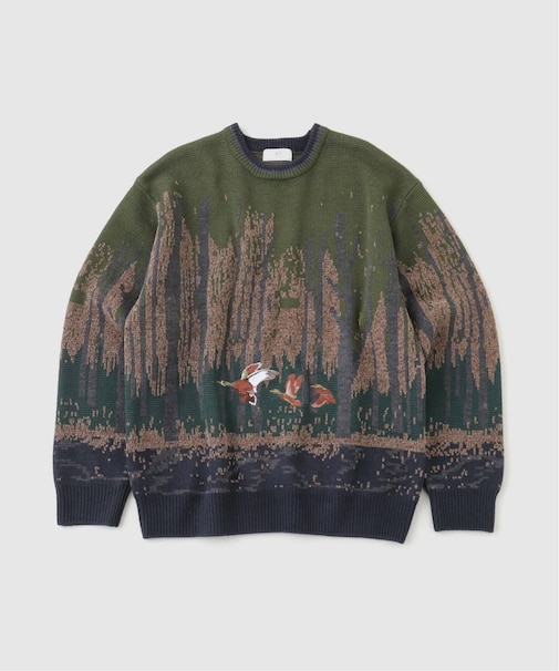 アニマルモチーフニット