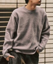 追加 モールニット カラーリブ プルオーバー