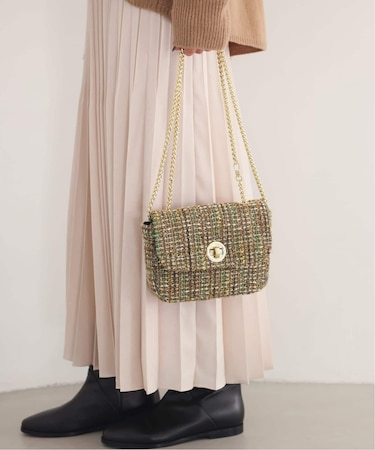 kassiopea/カシオペア ツィードショルダーバッグ URIEL