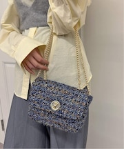 kassiopea/カシオペア ツィードショルダーバッグ URIEL