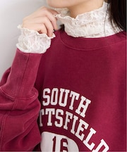 《一部カラーWEB限定あり/追加》ストレッチレースタートルプルオーバー