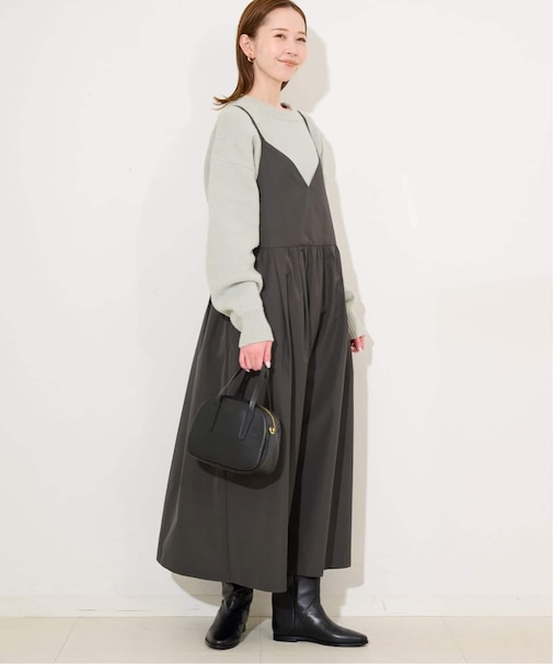 マットタフタキャミワンピース