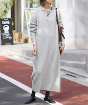 エアリーヘンリーニットワンピース