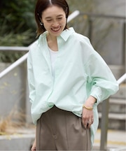 カラーストライプオーバーシャツ