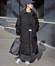 撥水中綿ステンカラーコート