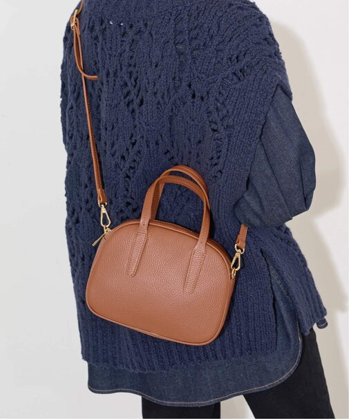 MARCO BIANCHINI SLOBE別注 ラウンドボストンバッグ ECHO OF PETALS 25107