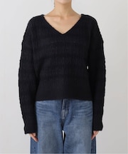 ループヤーンキカモチーフニット