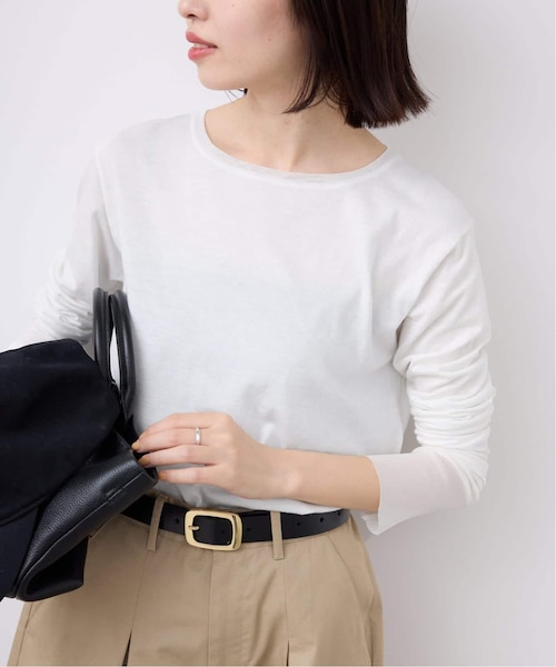 スローブイエナ レイヤードスリーブロンTEE ホワイト 新品未使用タグ付き 追加5》レイヤードスリーブロンTEE｜フォーワンセブン スローブイエナ