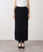 レイヤードニットスカート