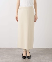 レイヤードニットスカート