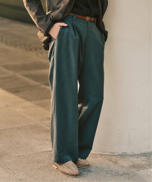 TRツイル ワイドイージーパンツ