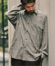 【LE JAPON ATELIER】 Akita レギュラーウールシャツ