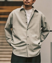 【LE JAPON ATELIER】 Akita レギュラーウールシャツ