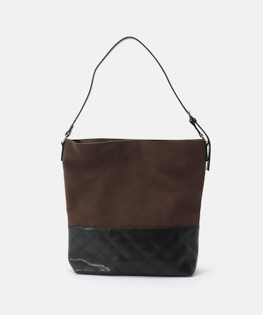 SLOBE IENA ポーチ付きキルティングバッグ