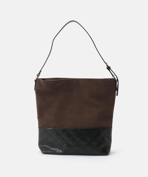 SLOBE IENA ポーチ付きキルティングバッグ