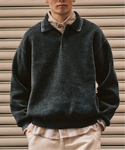 モールニットポロシャツ