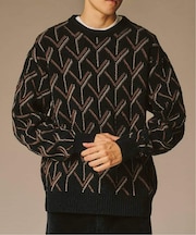 ジオメジャガードニット