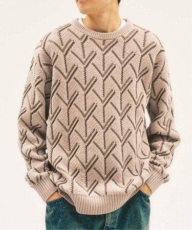 ジオメジャガードニット