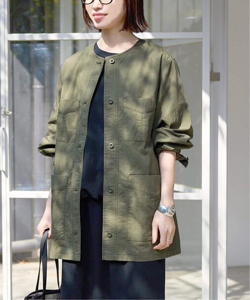 《追加》ノーカラーサファリブルゾン