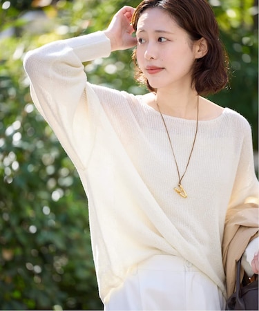 《追加》リネン混畦ニット