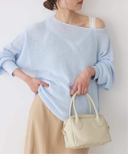 《追加》リネン混畦ニット