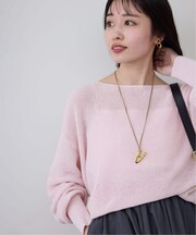 《追加》リネン混畦ニット