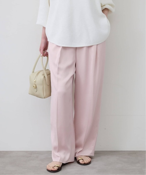 サテンタックパンツ