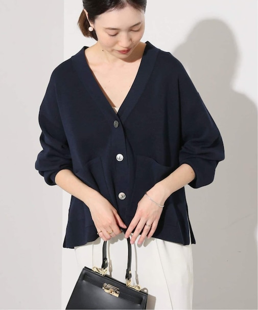《WEB・一部店舗限定/追加》スムースニットカーディガン