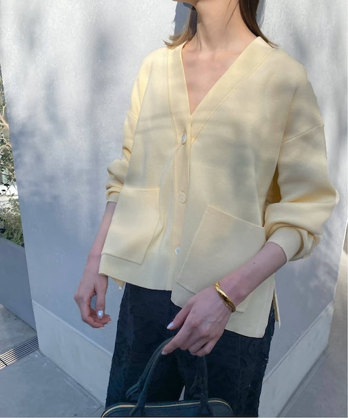 《WEB・一部店舗限定/追加》スムースニットカーディガン