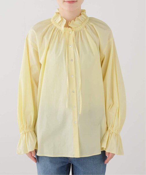 《追加》タイプライターフリルブラウス