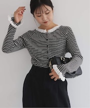 《追加2》tyn.TGOR/トゴール フリルカーディガン J0102