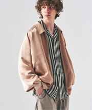 サテンリバーシブルブルゾン