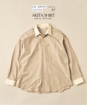 【SIDOGRAS / シドグラス】LE JAPON ATELIER Akita シャツ