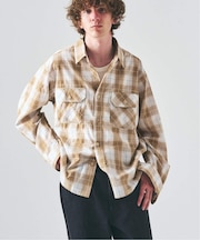 ステッチチェック シャツ