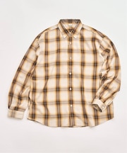 オンブレーチェック レギュラーシャツ