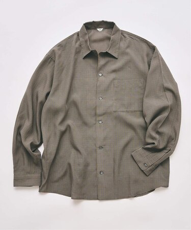 マイクロチェック  シャツ