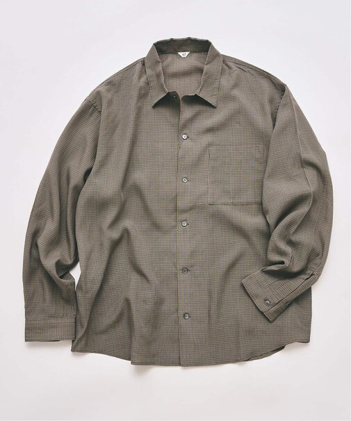 マイクロチェック  シャツ