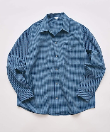 マイクロチェック  シャツ