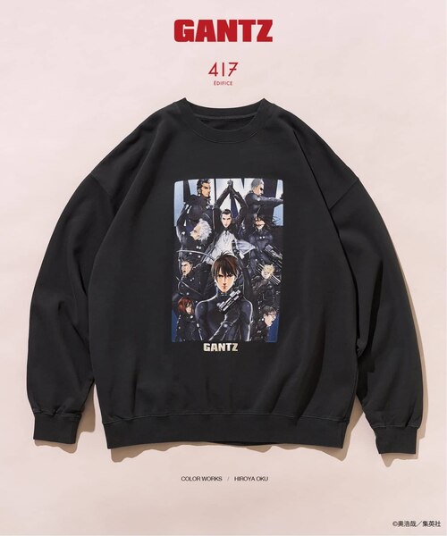 GANTZ / ガンツ 417別注 COLORWORKS スウェット｜フォーワンセブン