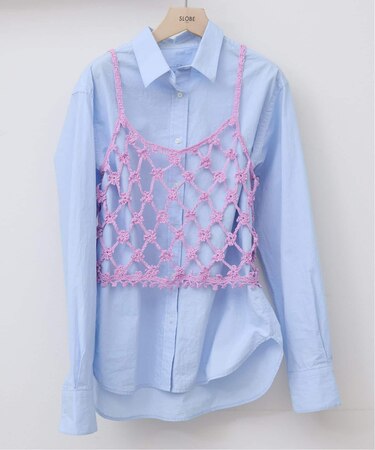 コットンフラワークロシェビスチェ