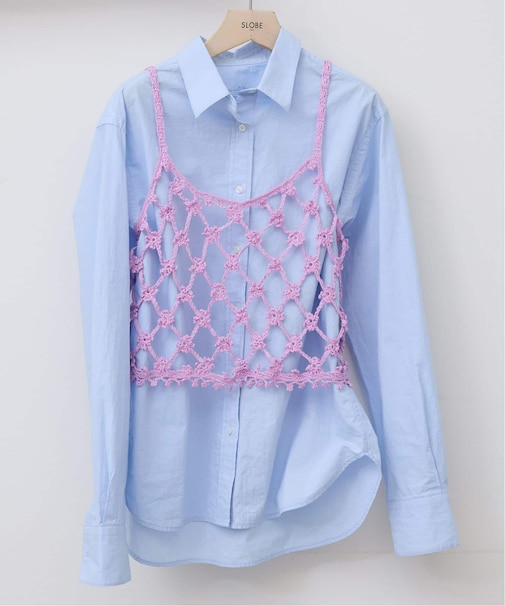 コットンフラワークロシェビスチェ