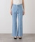 LE DENIM PINNED FLARE LEG