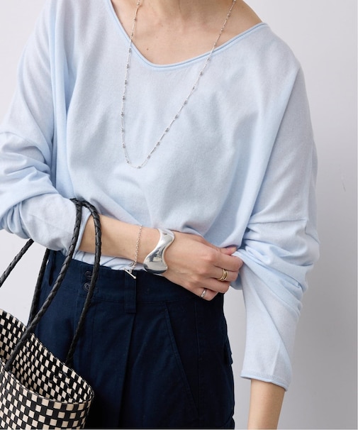 ERISILK Mixオーバーニット