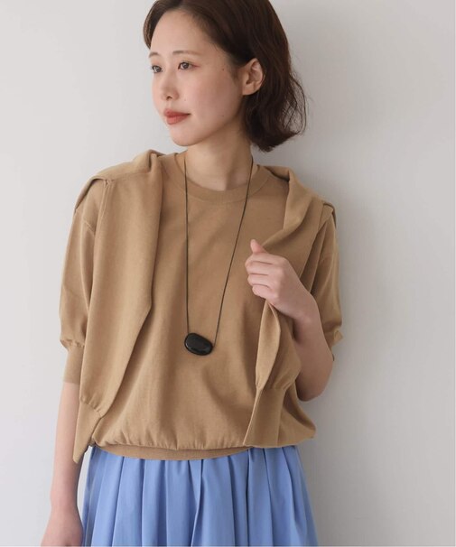 《シリーズあり》コットンキュプラハーフスリーブプルオーバー